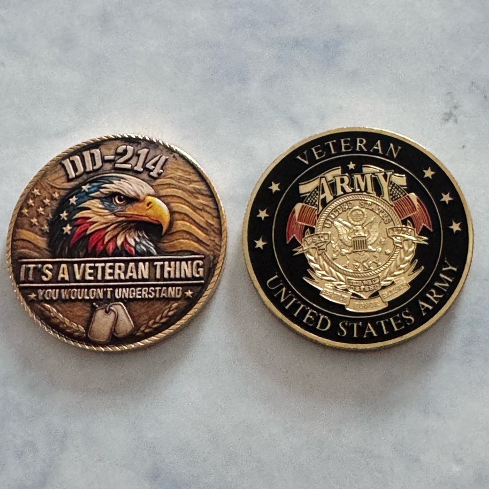Army Veteran Commemorative Coins